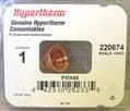 Hypertherm 220674 shield for hand cutting with the powermax 45 plasma cutter